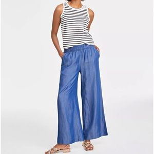 ON 34TH
Pull-On Chambray Wide-Leg Pants🥨🥨🥨